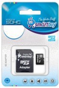 Фото флеш-карты SmartBuy MicroSDHC 32GB Class 10 + SD adapter