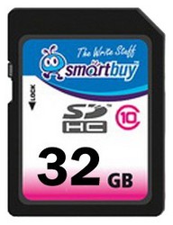 Фото флеш-карты SmartBuy SD SDHC 32GB Class 10