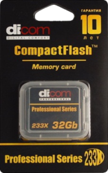 Фото флеш-карты Dicom Professional CF 32GB 233x