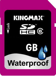Фото флеш-карты Kingmax SD SDHC 32GB Class 6 Waterproof