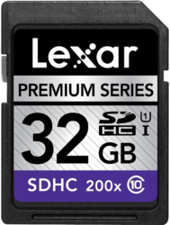 Фото флеш-карты Lexar SD SDHC 32GB Premium 200X