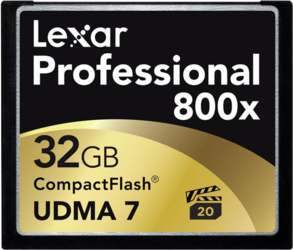 Фото флеш-карты Lexar CF 32GB UDMA7 Professional 800X