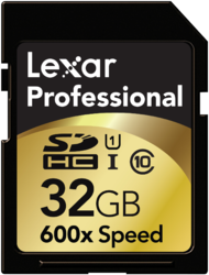 Фото флеш-карты Lexar SD SDHC 32GB UHS-I Professional 600X