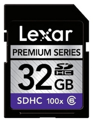 Фото флеш-карты Lexar SD SDHC 32GB Class 6 100X