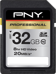 Фото флеш-карты PNY SDHC 32GB Class 10