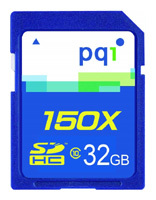 Фото флеш-карты PQI SD SDHC 32GB Class 10