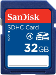 Фото флеш-карты SanDisk SDHC 32GB Class 4 SDSDB-032G-B35
