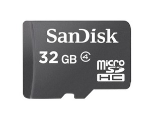 Фото флеш-карты SanDisk MicroSDHC 32GB Class 4
