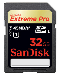 Фото флеш-карты SanDisk SD SDHC 32GB 300x Extreme Pro 45MB/s