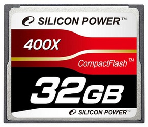Фото флеш-карты Silicon Power CF 32GB 400X