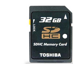 Фото флеш-карты Toshiba SD SDHC 32GB Class 6