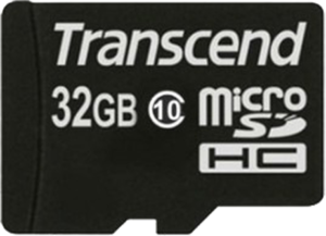 Фото флеш-карты Transcend MicroSDHC 32GB Class 10 + SD-адаптер