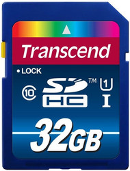 Фото флеш-карты Transcend SDHC 32GB Class 10 UHS-I SDU1 TS32GSDU1