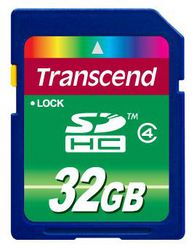 Фото флеш-карты Transcend SD SDHC 32GB Class 4 TS32GSDHC4