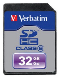 Фото флеш-карты Verbatim SD SDHC 32GB Class 6