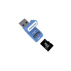 Фото флеш-карты ADATA MicroSDHC 8GB Class 6 + USB reader V3