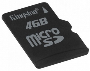 Фото флеш-карты Kingston MicroSD 4GB SDC4/4GB