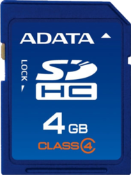 Фото флеш-карты ADATA SDHC 4GB Class 4