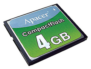 Фото флеш-карты Apacer CF 4GB 60X