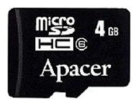 Фото флеш-карты Apacer MicroSDHC 4GB Class 6