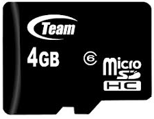 Фото флеш-карты Team Group MicroSDHC 4GB Class 6