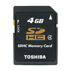 Фото флеш-карты Toshiba SD SDHC 4GB Class 4