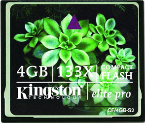 Фото флеш-карты Kingston CF 4GB 133X