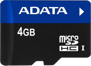 Фото флеш-карты ADATA MicroSDHC 4GB Class 6 AUSDH4GUI-R