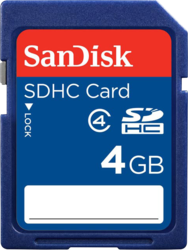 Фото флеш-карты SanDisk SDHC 4GB Class 4