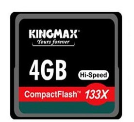 Фото флеш-карты Kingmax CF 4GB 133X