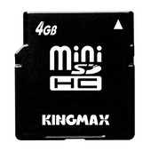 Фото флеш-карты Kingmax MiniSD 4GB