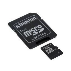 Фото флеш-карты Kingston MicroSDHC 4GB Class 2