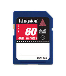Фото флеш-карты Kingston SD SDHC 4GB Class 4 SDV