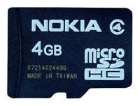 Фото флеш-карты Nokia MicroSDHC 4GB Class 4 MU-41