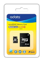Фото флеш-карты ADATA MicroSDHC 4GB Class 4