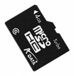 Фото флеш-карты ADATA MicroSDHC 4GB Class 6