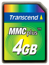 Фото флеш-карты Transcend MMC Plus 4GB 100x