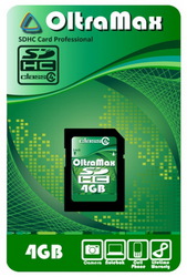 Фото флеш-карты OltraMax SD SDHC 4GB Class 4