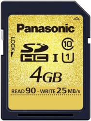 Фото флеш-карты Panasonic SDHC 4GB Class 10 RP-SDU04G