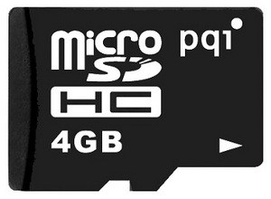 Фото флеш-карты PQI MicroSDHC 4GB Class 2