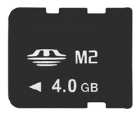Фото флеш-карты Qumo Memory Stick Micro M2 4GB