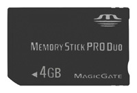 Фото флеш-карты Qumo Memory Stick PRO DUO 4GB