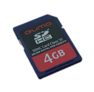 Фото флеш-карты Qumo SD SDHC 4GB Class 10