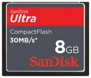 Фото флеш-карты SanDisk CF 8GB Ultra