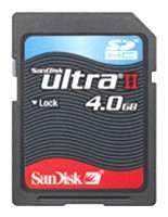 Фото флеш-карты SanDisk SD SDHC 4GB Class 4 Ultra II
