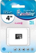 Фото флеш-карты SmartBuy MicroSDHC 4GB Class 4