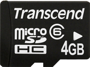 Фото флеш-карты Transcend MicroSDHC 4GB Class 2 + SD адаптер