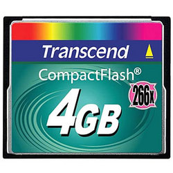 Фото флеш-карты Transcend CF 4GB 266X
