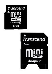 Фото флеш-карты Transcend MiniSDHC 4GB Class 4