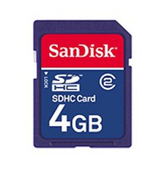 Фото флеш-карты SanDisk SD SDHC 4GB Class 2